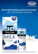 Sữa tươi tiệt trùng mới Twin Cows của Vinamilk