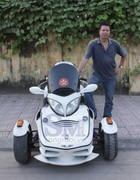 Siêu mô tô 3 bánh tự chế giá 50 triệu đồng ở Hà Nội