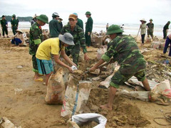 Bộ Công an trực chiến 24/24 ứng phó siêu bão Haiyan