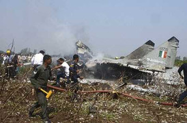 Tiêm kích đa năng MiG-29 của Ấn Độ tan xác