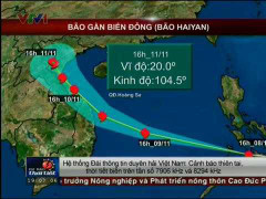 Diễn biến mới nhất siêu bão Haiyan