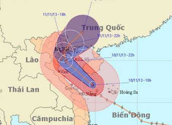 Cập nhật mới nhất bão số 14: Tốc độ kinh hoàng