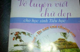 Vở luyện chữ đẹp NXB Giáo dục sai kiến thức