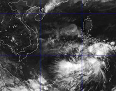 Áp thấp nhiệt đới nhanh như bão Haiyan tiến vào Biển Đông