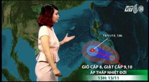 Tin mới nhất áp thấp nhiệt đới đang tiến vào Biển Đông