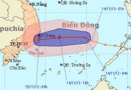 Video: Đường đi áp thấp nhiệt đới trên biển Đông