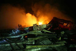 Video: Cháy kinh hoàng quán bar Zone 9 ở Hà Nội