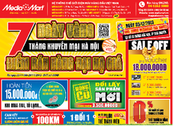 Media Mart tặng thêm 7 ngày vàng Tháng khuyến mại 2013
