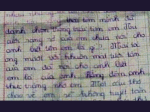 Bồ nhí gửi thư níu kéo tình cảm, người yêu bị bắt