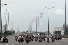 Cận cảnh đường Võ Nguyên Giáp ở TP.HCM