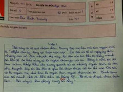 Bài văn điểm 9 'xin các bạn đừng cười'