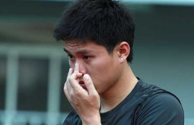 Ảnh: Trung vệ U23 Việt Nam bật khóc khi bị loại