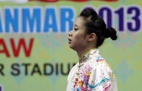 Ảnh: ĐKVĐ Thế giới Thúy Vi mất Vàng