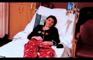 Cô gái có dạ dày bị liệt