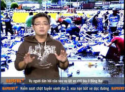 Vụ 'hôi bia' lên bản tin thời sự bằng rap số 3