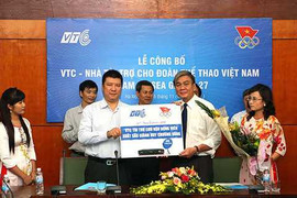 VTC tài trợ cho Đoàn thể thao Việt Nam dự SEA Games 27