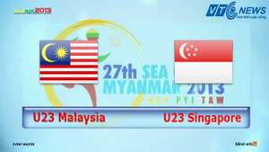 Clip: U23 Malaysia 1-1 U23 Singapore (Bảng A, SEA Games 27)
