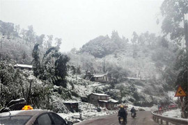 Sau Tết, tuyết có thể rơi lại ở Sapa