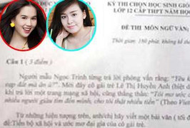 Những đề văn dậy sóng dân mạng năm 2013