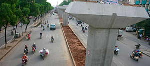 Đường sắt trên cao hoạt động vào tháng 9/2015