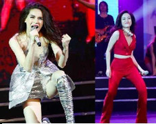 Clip: Hà Hồ diện trang phục chiến binh, múa bóng lạ mắt