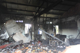 TP.HCM: Cháy tu viện, nhiều kinh sách quý bị thiêu rụi