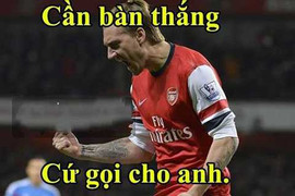 Fan Việt chế nhạc tặng 'chân gỗ' Arsenal