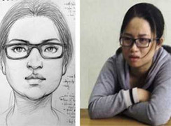 Clip: Họa sĩ vẽ chân dung 'mẹ mìn' bắt cóc bé sơ sinh
