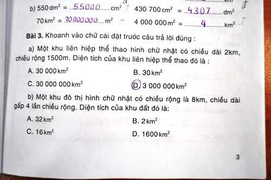 2 bài toán lớp 4 sai đáp án trầm trọng