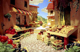 Những tác phẩm nghệ thuật từ thực phẩm đẹp không tưởng