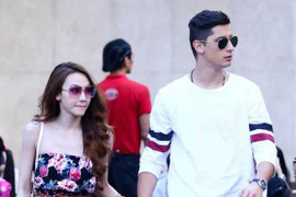 Ngân Khánh dẫn trai Tây đi chơi Tết