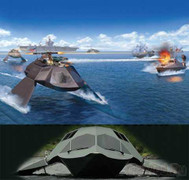 Khó tin với tàu chiến biến hình siêu thanh của Mỹ