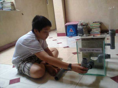 Teen sáng chế hố ga chống triều cường siêu rẻ