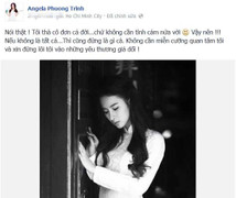 Angela Phương Trinh: Đừng lôi tôi vào những yêu thương giả dối!