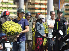 Cướp hoa ở hồ Gươm: 'Văn hóa kém còn bày đặt chơi hoa'