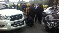 Tai nạn liên hoàn trên phố Hà Nội