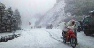 Lại xuất hiện băng tuyết ở Mẫu Sơn - Lạng Sơn