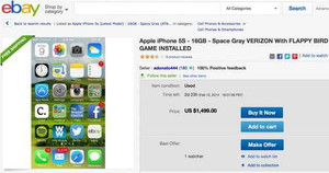 eBay cấm bán điện thoại cài Flappy Bird