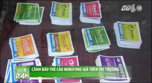 Cảnh báo thẻ cào Mobifone giả trên thị trường