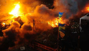 Biển lửa ở Kiev, hàng chục người chết