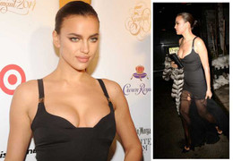 Bồ Ronaldo mặc váy rách, lộ bụng bầu?