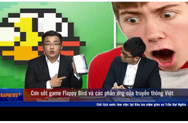 Flappy Bird xuất hiện trong bản tin Thời sự Rap
