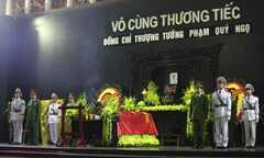 Bộ Công an tổ chức tang lễ Thứ trưởng Phạm Quý Ngọ