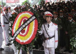 Lễ tang ông Phạm Quý Ngọ tại Nhà Tang lễ Quốc gia