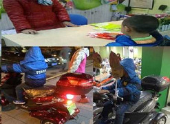 Cậu bé 6 tuổi tặng bạn gái xe đạp đắt tiền