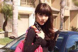 Ngọc Quyên đẹp hút mắt đi ăn với chồng ngày 8/3