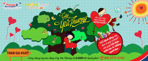 Tạo dựng Cây Yêu Thương lớn nhất Việt Nam từ 3.000 thẻ hạnh phúc