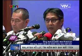Máy bay mất tích: Thông tin họp báo mới nhất tại Kuala Lumpur