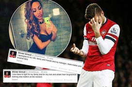 Giroud lần đầu lên tiếng về scandal tình một đêm với nữ hoàng nội y