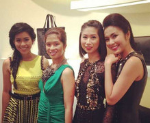 Hà Tăng 'dính như sam' với chị em chồng